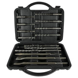 Drill set chisel + SDS 14 pcs
