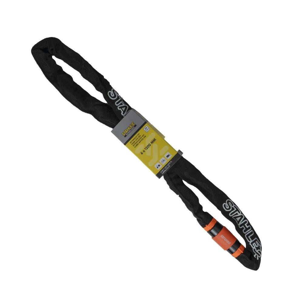 Chain padlock 504 6 x 1200 mm black