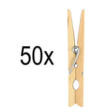 Wasknijpers hout 50 dlg