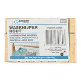 Wasknijpers hout 50 dlg