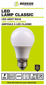 LED light bulb A60 9W E27