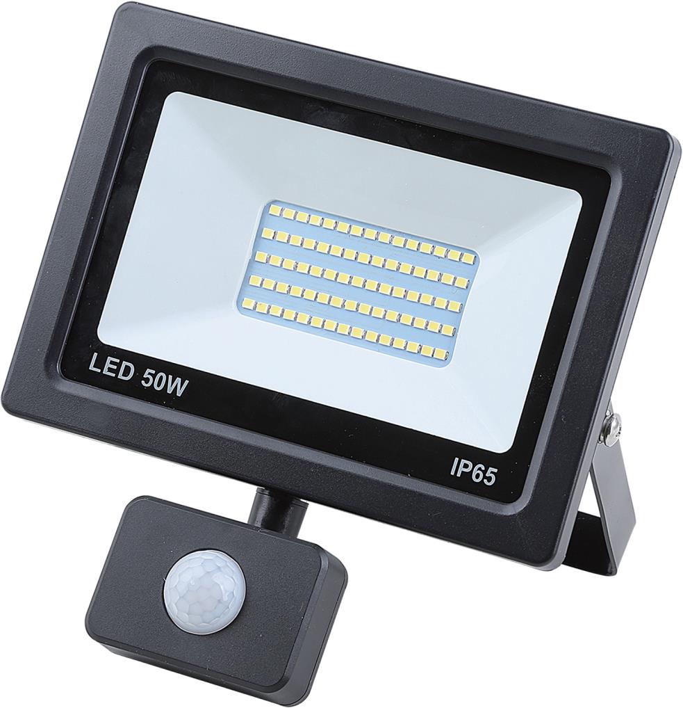 LED straler flat 50W SMD + sensor
