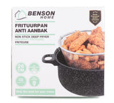 Deep fryer 26 cm marble non stick coating
