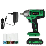 Accu slagmoersleutel 1/2" 20 v + 4 doppen