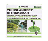 Garden hose set 15 m expandable