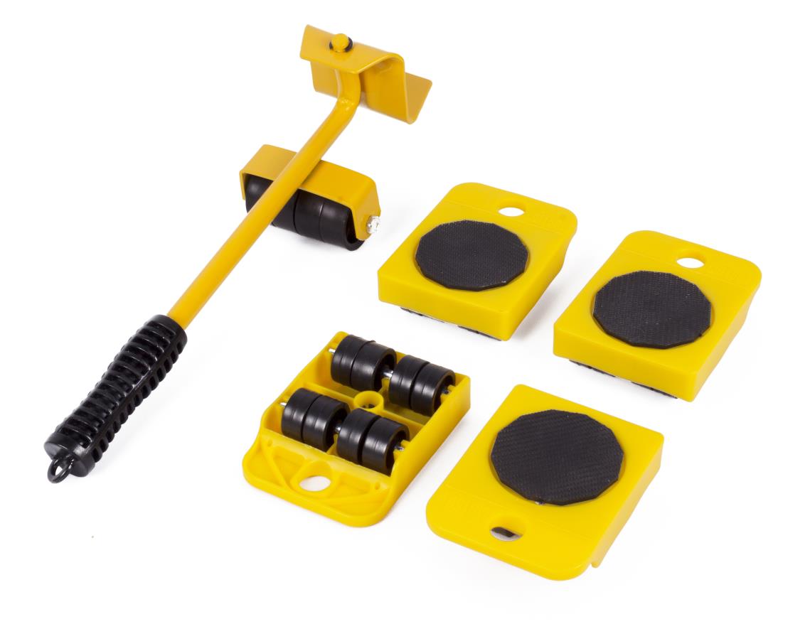 Möbelroller mit Heber 5-tlg