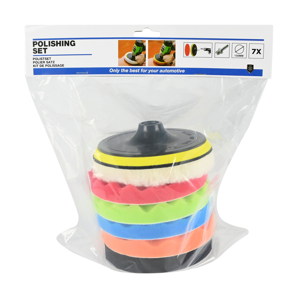 Polierset 7-teilig ø150 mm