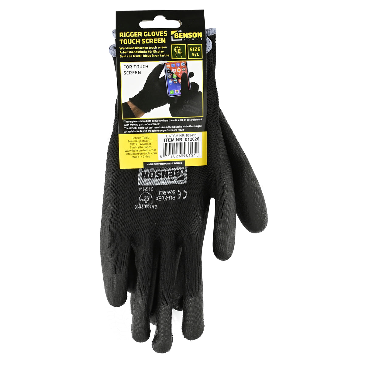 Rigger gloves touch screen size 9 (L)