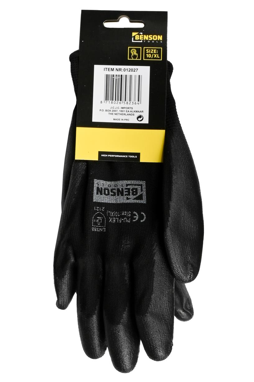 Gants de travail bleus écran tactile grandeur 10 (XL)