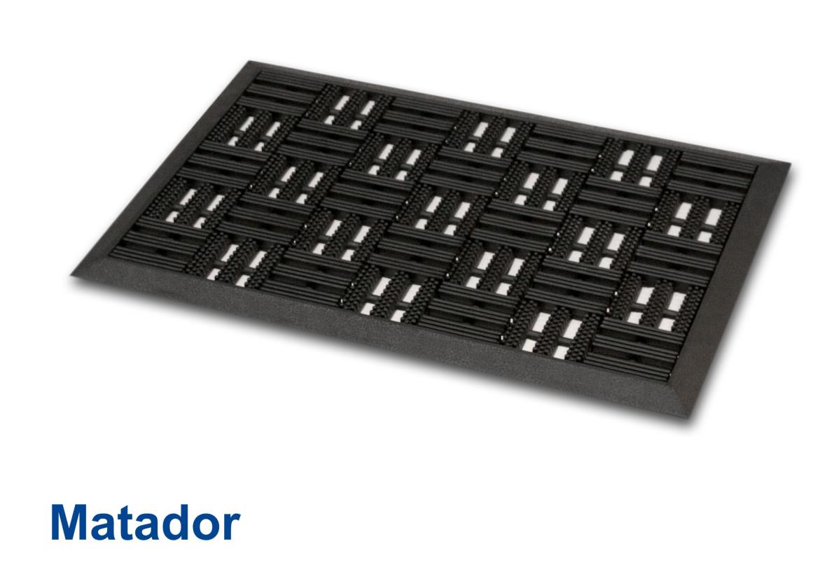 Doormat rubber matador 45 x 75cm