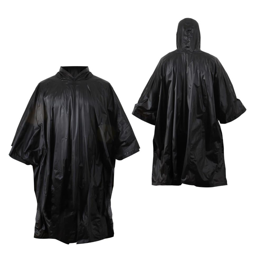 Regenponcho dauerhaft schwarz