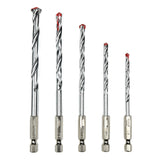 Bohrersatz 5-tlg Stein Bit