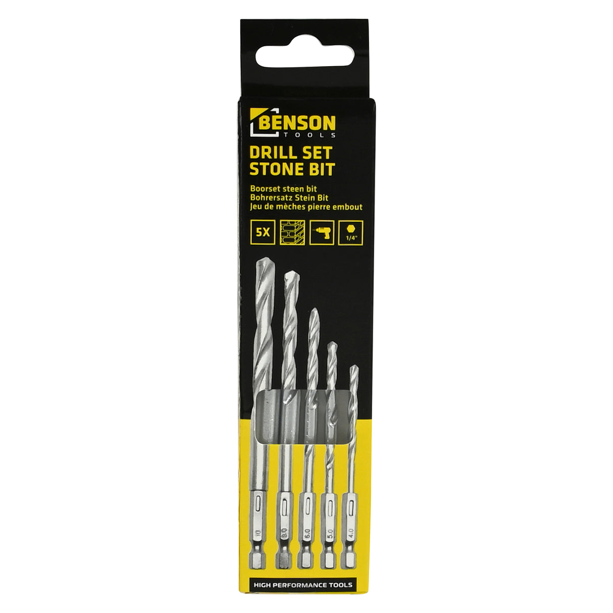 Drill set 5 pcs stone bit