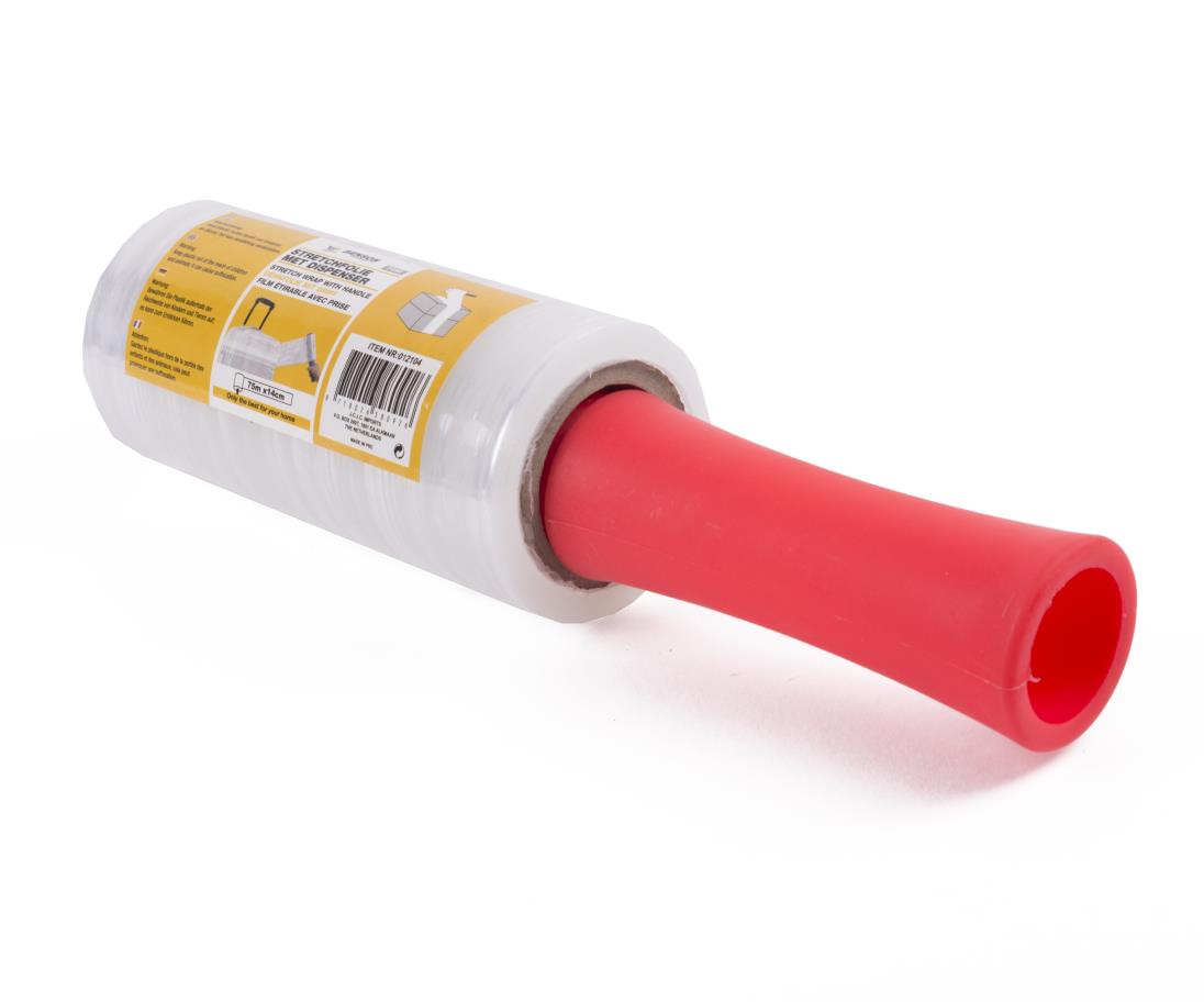 Stretchfolie met hand dispenser 14 x 750 cm