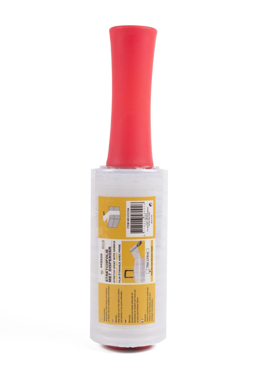 Stretchfolie met hand dispenser 14 x 750 cm