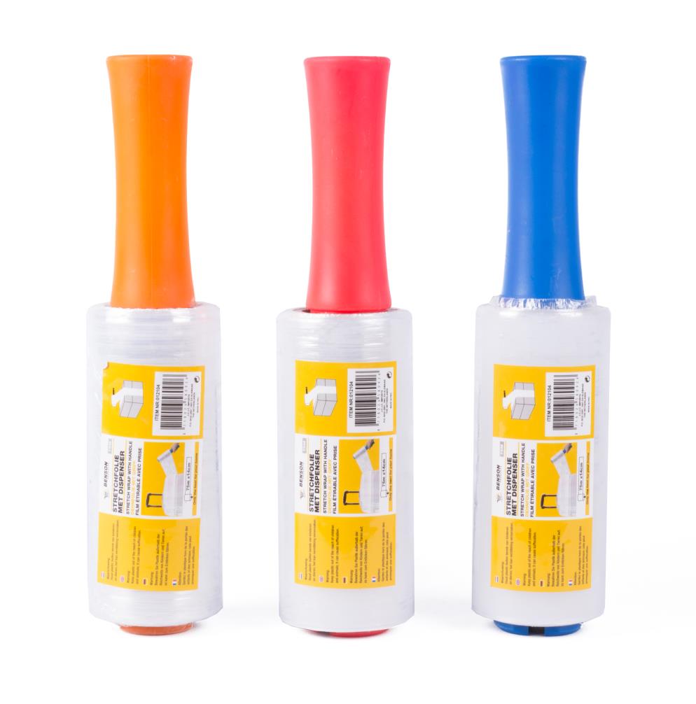 Stretchfolie met hand dispenser 14 x 750 cm