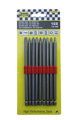 Bitset 10 dlg PZ torx PH 150 mm