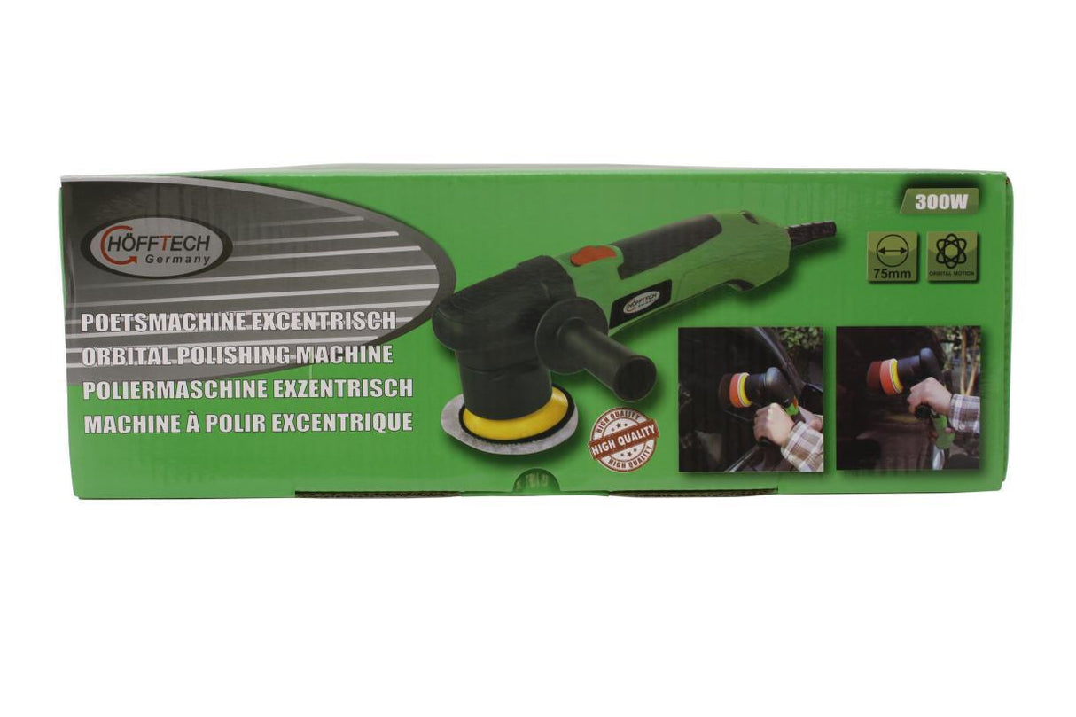 Poliermaschine exzentrisch 300W ø75 mm + Polierpads