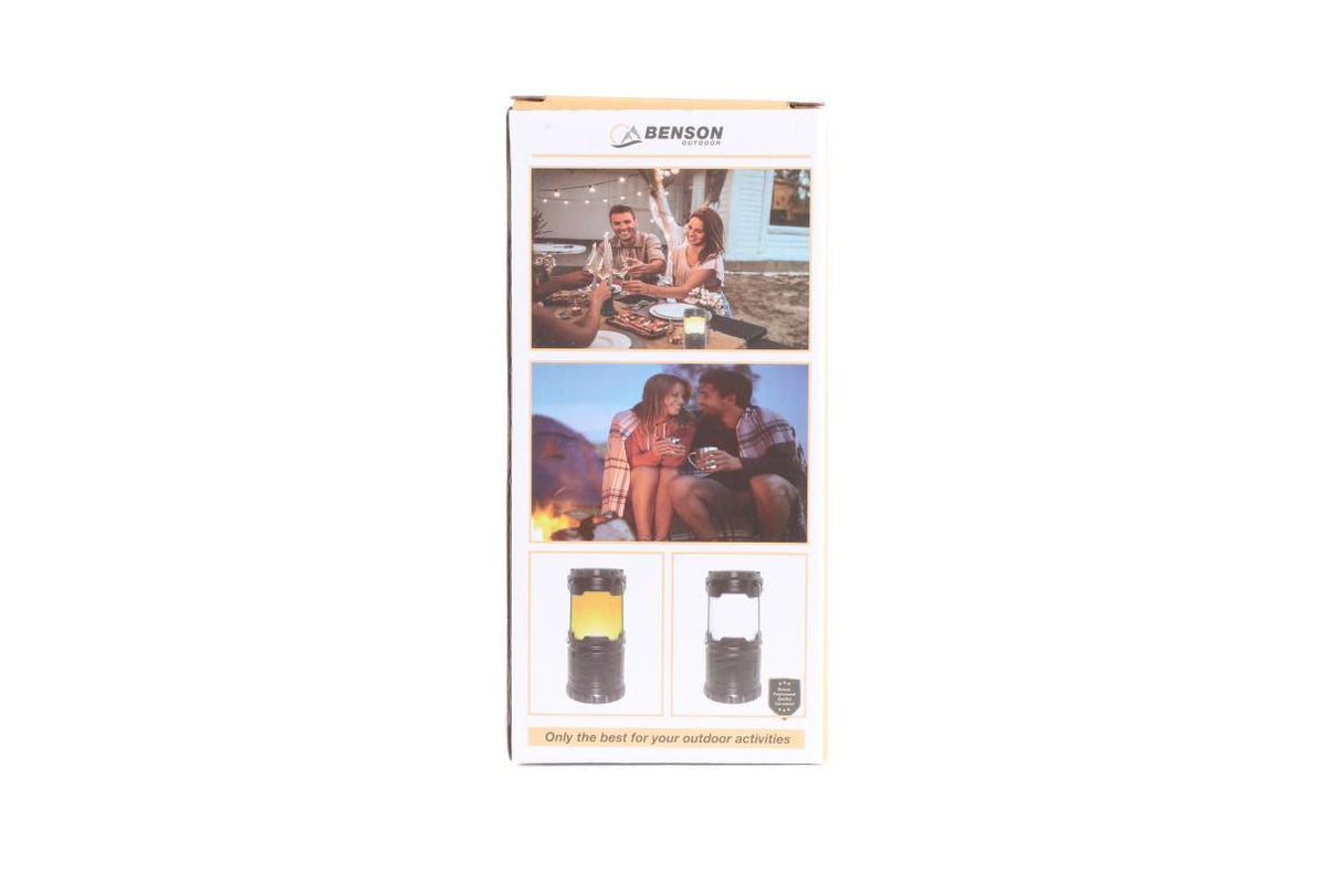 Campinglamp flame effect 2-in-1 ø87 x 182 mm