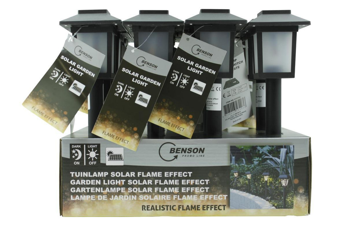 Garden light solar 34.5 cm flame effect