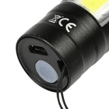 Lampe de poche tactique COB 2-en-1 rechargeable