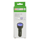 Flashlight UV 51 LED alu profi
