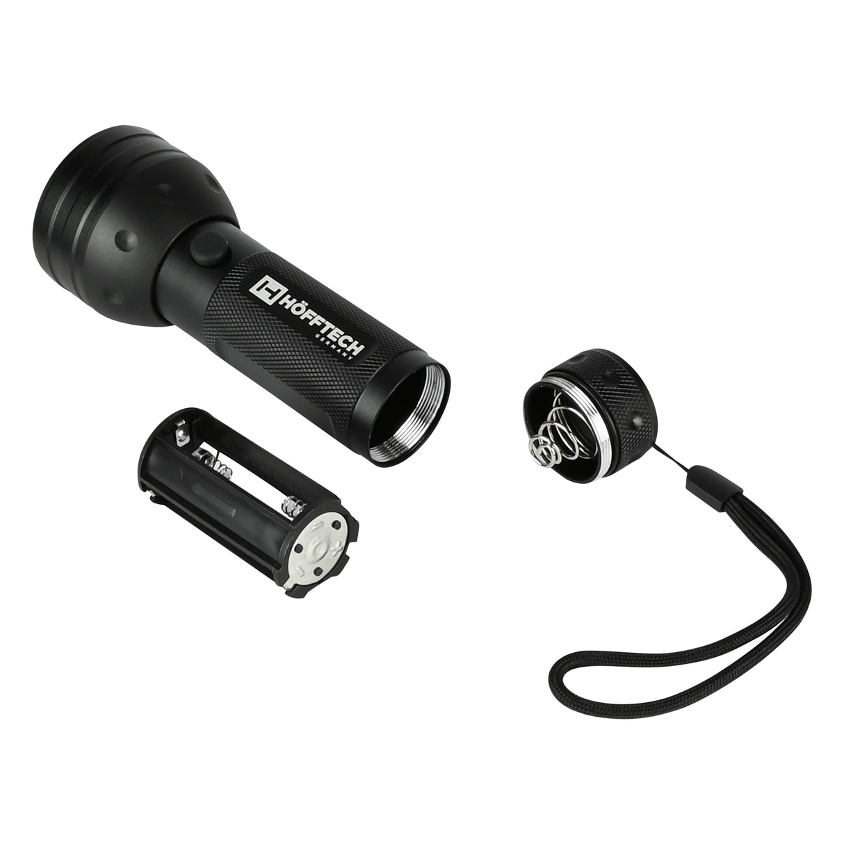 Flashlight UV 51 LED alu profi