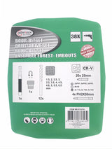 Boor- bitset 38 dlg magnetisch