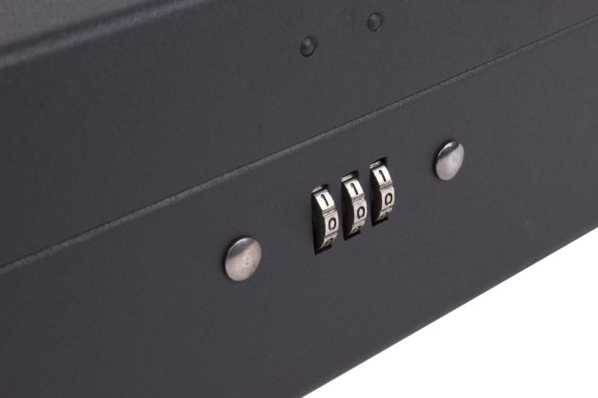Cash box with combi lock 250 x 180 x 90 mm