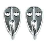 Kleiderhaken Metall 2 Stk