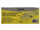 Animal trap 2 doors foldable 31 x 11 x 11 cm