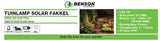 Gartenlampe Solar Fackel 48,5 cm Flame Effect