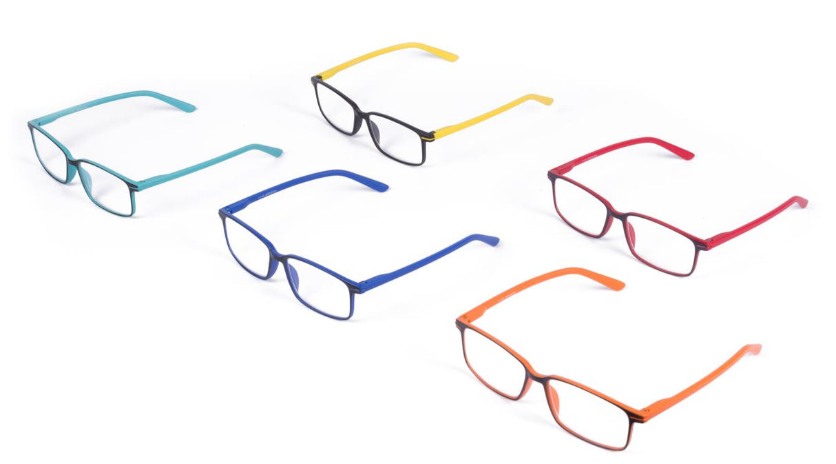 Lesebrille Havana + Etui Mix Display