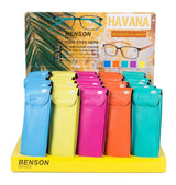 Lesebrille Havana + Etui Mix Display