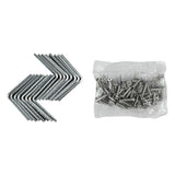 Hardware angle plate 16 pcs 25 x 25 x 14,5 mm
