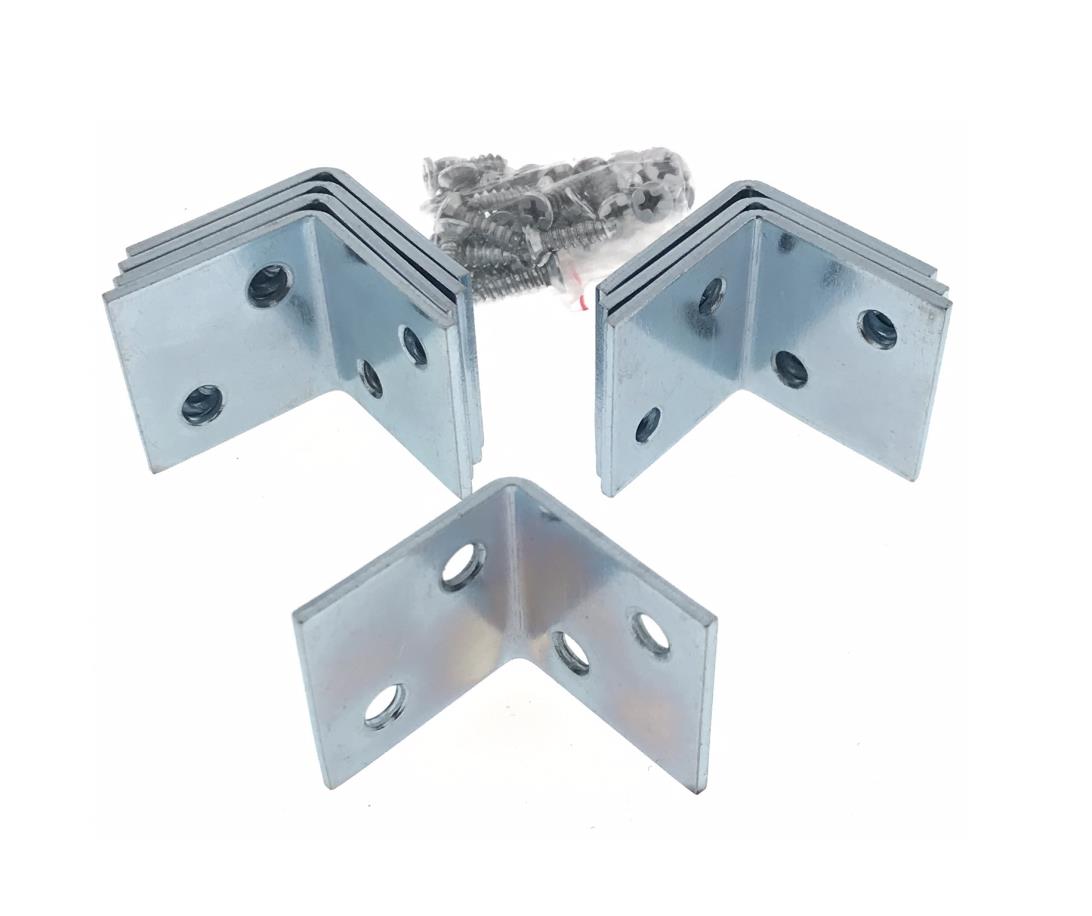 Quincaillerie équerre symétrique 8 pcs 30 x 30 x 30 mm