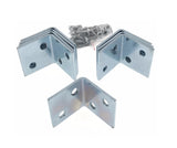 Quincaillerie équerre symétrique 8 pcs 30 x 30 x 30 mm