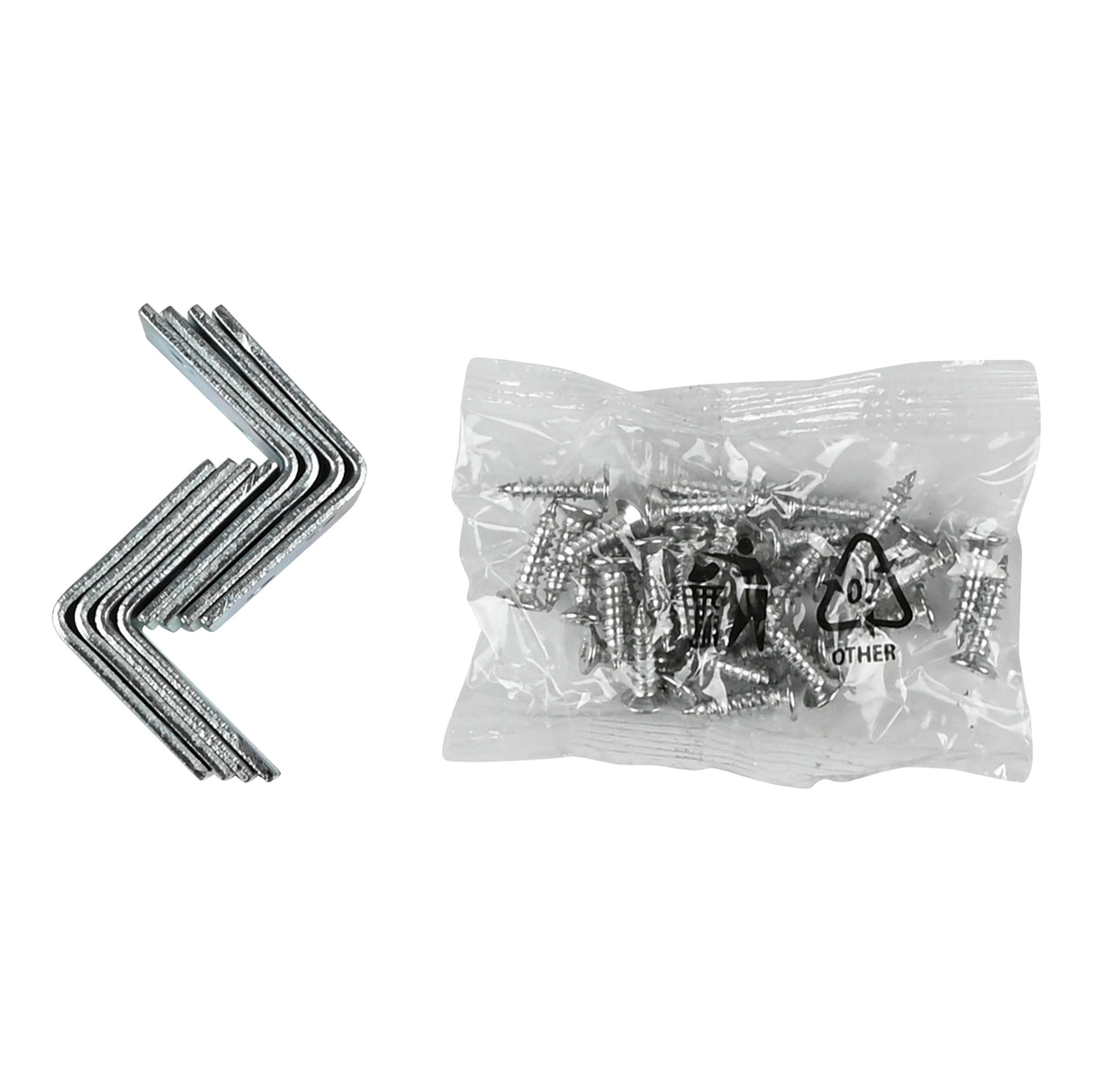 Hardware corner brace 8 pcs 30 x 30 x 30 mm