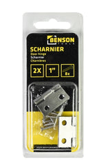 Scharnier 1" 2-tlg Edelstahl