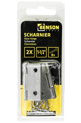 Scharnier 1.5" 2-tlg Edelstahl