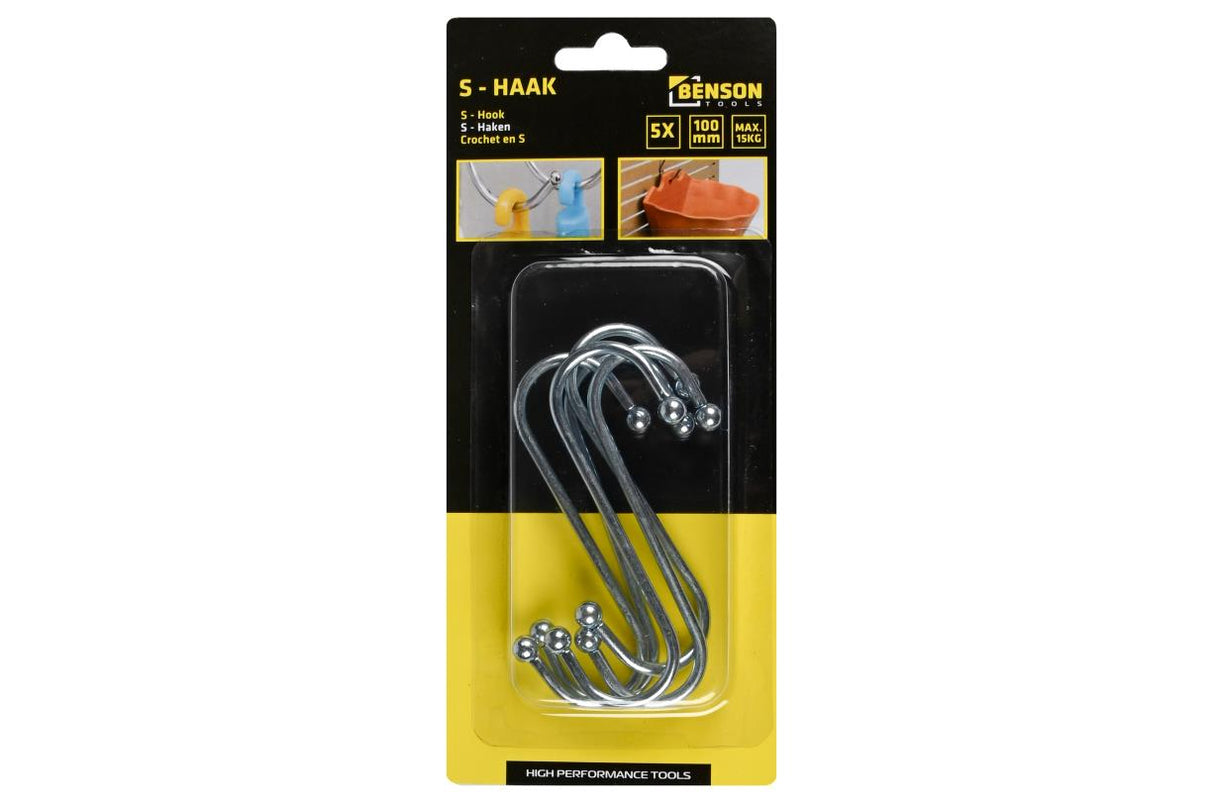 S-Haken 100 mm 5-tlg