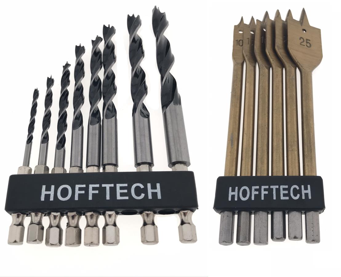 Boorset 14 dlg hout bit