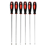 Screwdriver set 6 pcs long