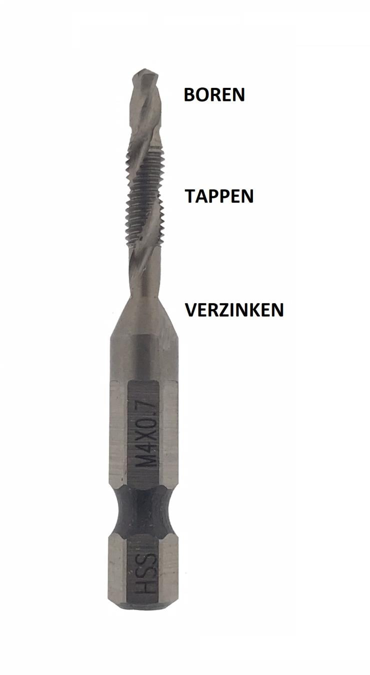 Boor tap set 6 dlg