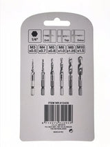 Boor tap set 6 dlg