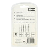 Combination drill and tap bit set 6 pcs