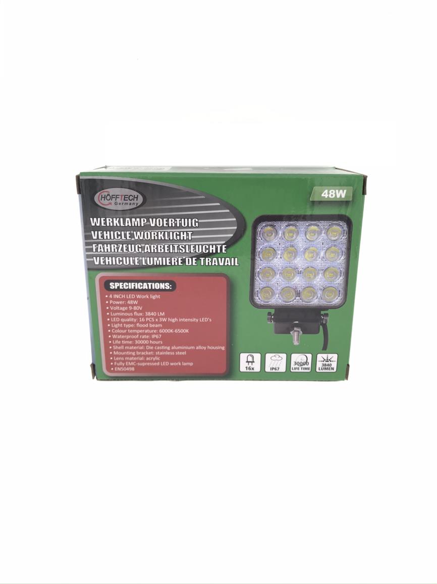 Werklamp 16 LED 48W 10-30V