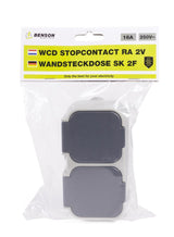 Stopcontact 2-voudig waterdicht IP54