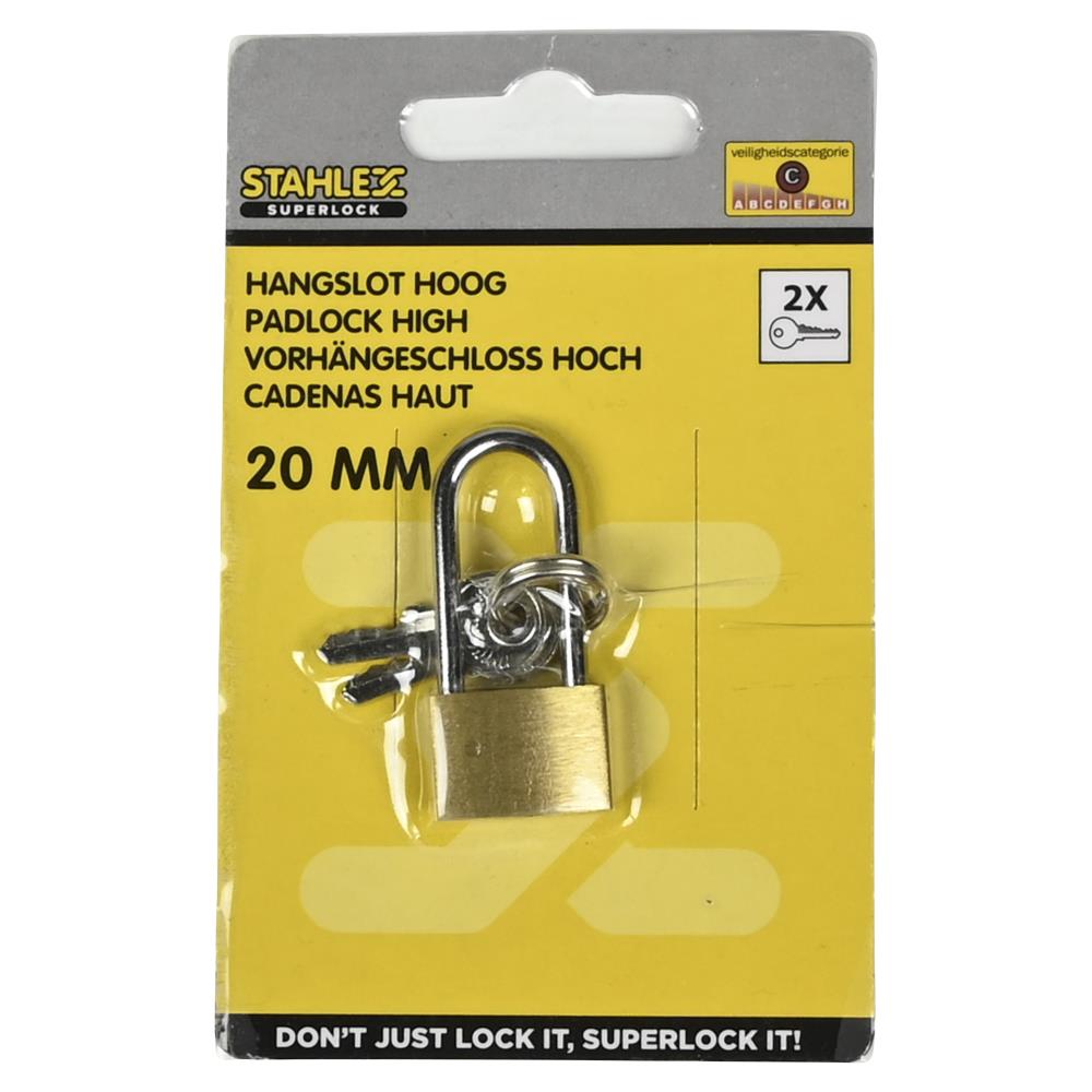 Padlock high 20 mm