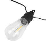 LED-Lichtkabel 10 Stück 7,5 m Solar 800 mAh IP44